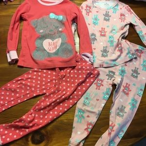 Mix n match girl 4T pajamas